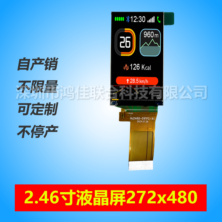 2.46Һ272*480ӿRGB